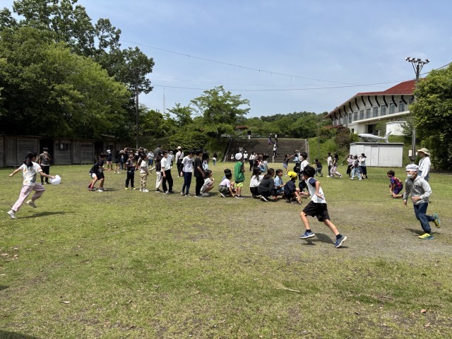 発酵を待っている間も大縄練習
